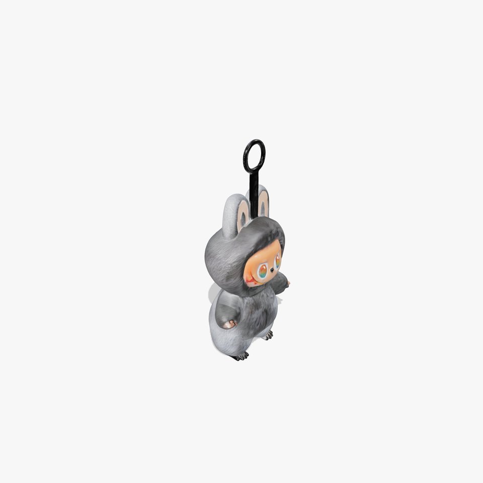 Labubu Monster Keychain Low-poly 3D model